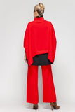 Red Wide-Leg Pants