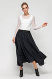 Black Asymmetrical Skirt