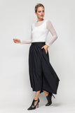 Black Asymmetrical Skirt