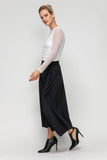 Black Asymmetrical Skirt