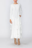 White Asymmetrical Patch Jumpsuit