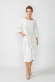 White Dress With Back Zipper