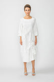 White Dress With Back Zipper