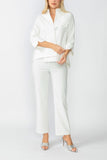 White One Button Jacket