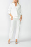 White One Button Jacket