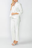 White One Button Jacket