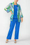 Blue Open Front Jacket