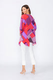 Pink Layered Asymmetrical Tunic Top