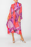 Pink Open Front Jacket