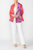 Pink Open Front Jacket
