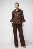 Rust Peter Pan Crop Jacket