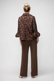 Rust Peter Pan Crop Jacket