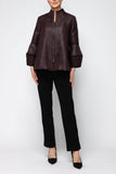 Black Zip-Front Jacket