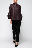 Black Zip-Front Jacket