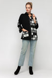 Black Zip Front Sweater