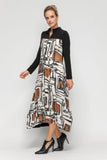 Ivory Zip Front Dress