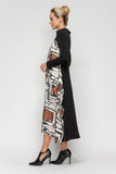 Ivory Zip Front Dress