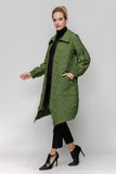 Army Green Zip Detail Trench