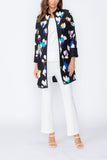 Blue High Neck Duster