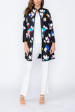 Blue High Neck Duster