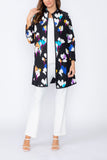 Blue High Neck Duster