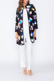 Blue High Neck Duster