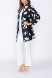 Blue High Neck Duster