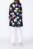 Blue High Neck Duster