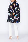 Blue High Neck Duster
