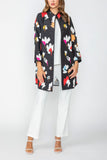 Red High Neck Duster