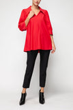 Red Puff Sleeve Top
