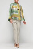 Green Ombre One Button Jacket