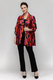 Pink Contrast Bias Double Jacket