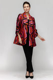 Pink Contrast Bias Double Jacket