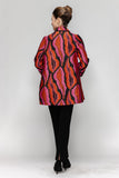 Pink Contrast Bias Double Jacket