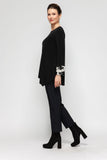 Ivory Asymmetrical Pocket Top