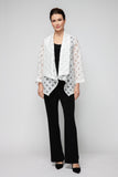 White Shawl Collar Jacket