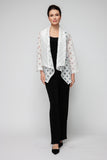 White Shawl Collar Jacket