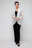 White Shawl Collar Jacket