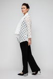 White Shawl Collar Jacket