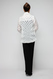 White Shawl Collar Jacket
