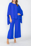 Blue Wide Leg Pants