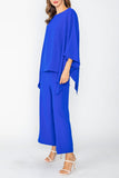 Blue Wide Leg Pants