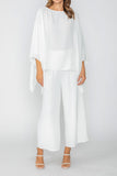 White Wide Leg Pants