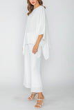 White Wide Leg Pants