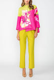 Pink One Button Jacket