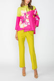 Pink One Button Jacket