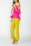 Pink One Button Jacket