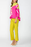 Pink One Button Jacket