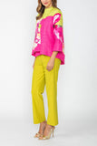 Pink One Button Jacket